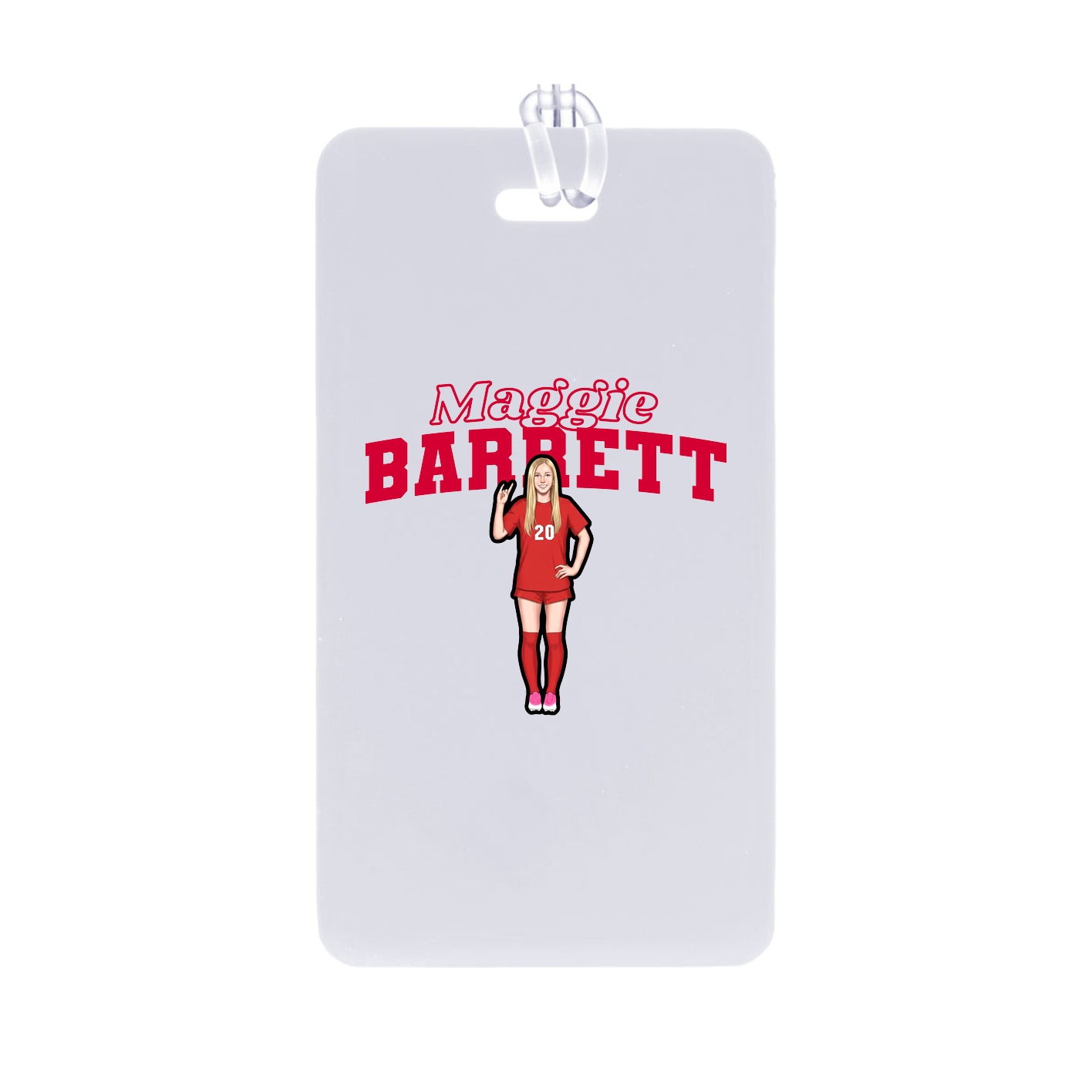 Bag Tag — Name Arch in Classic