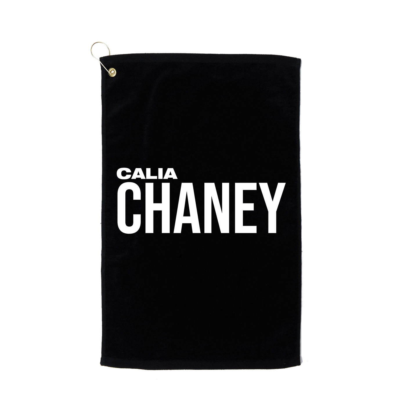 Golf Towel — Player Name in Black