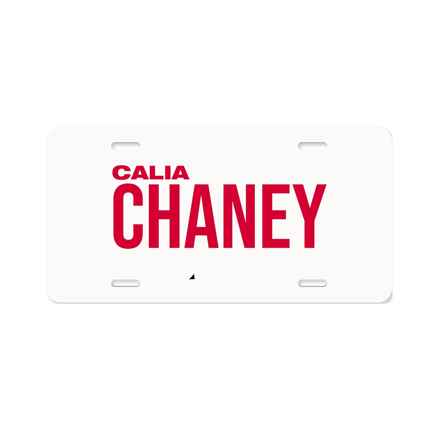 License Plate — Player Name in Classic