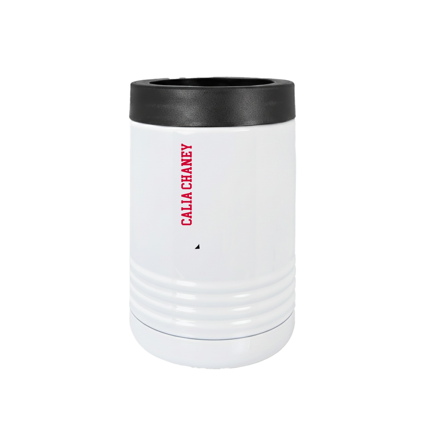Beverage Holder — Name Vertical in White
