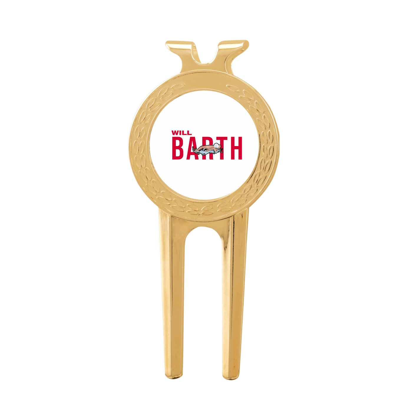 Divot Tool with Ball Marker — Player Name in Classic