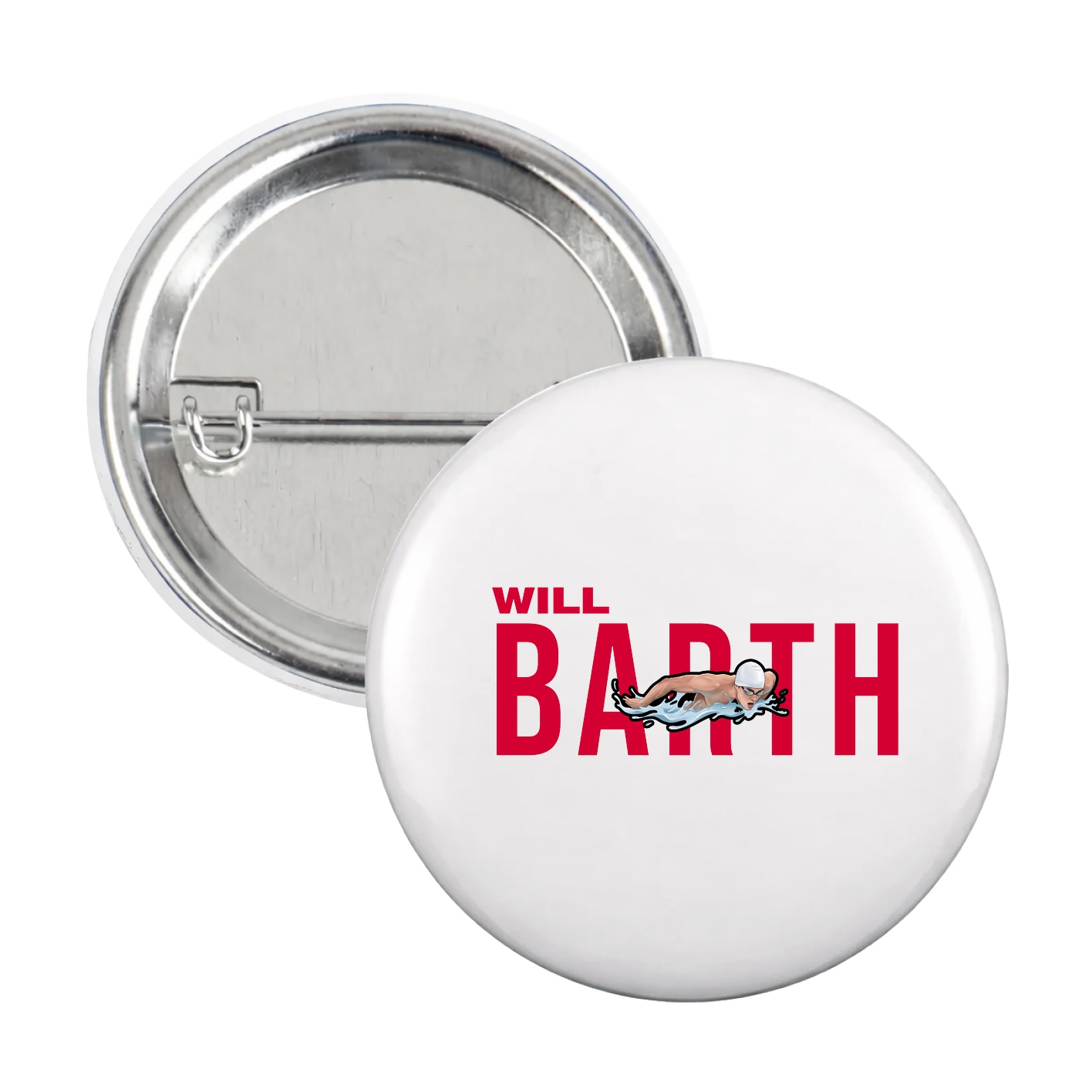Game Day Button — Player Name in White