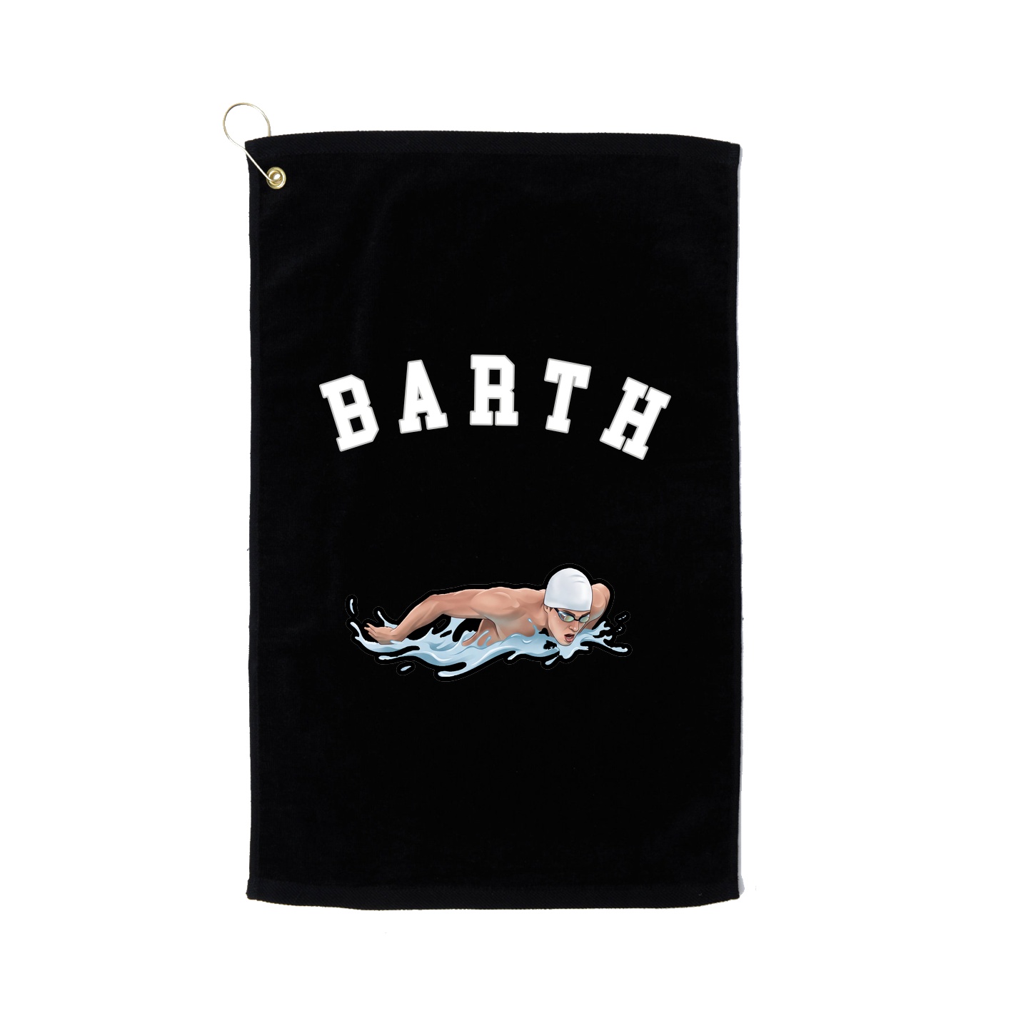 Golf Towel — Shirsey Arch in Black