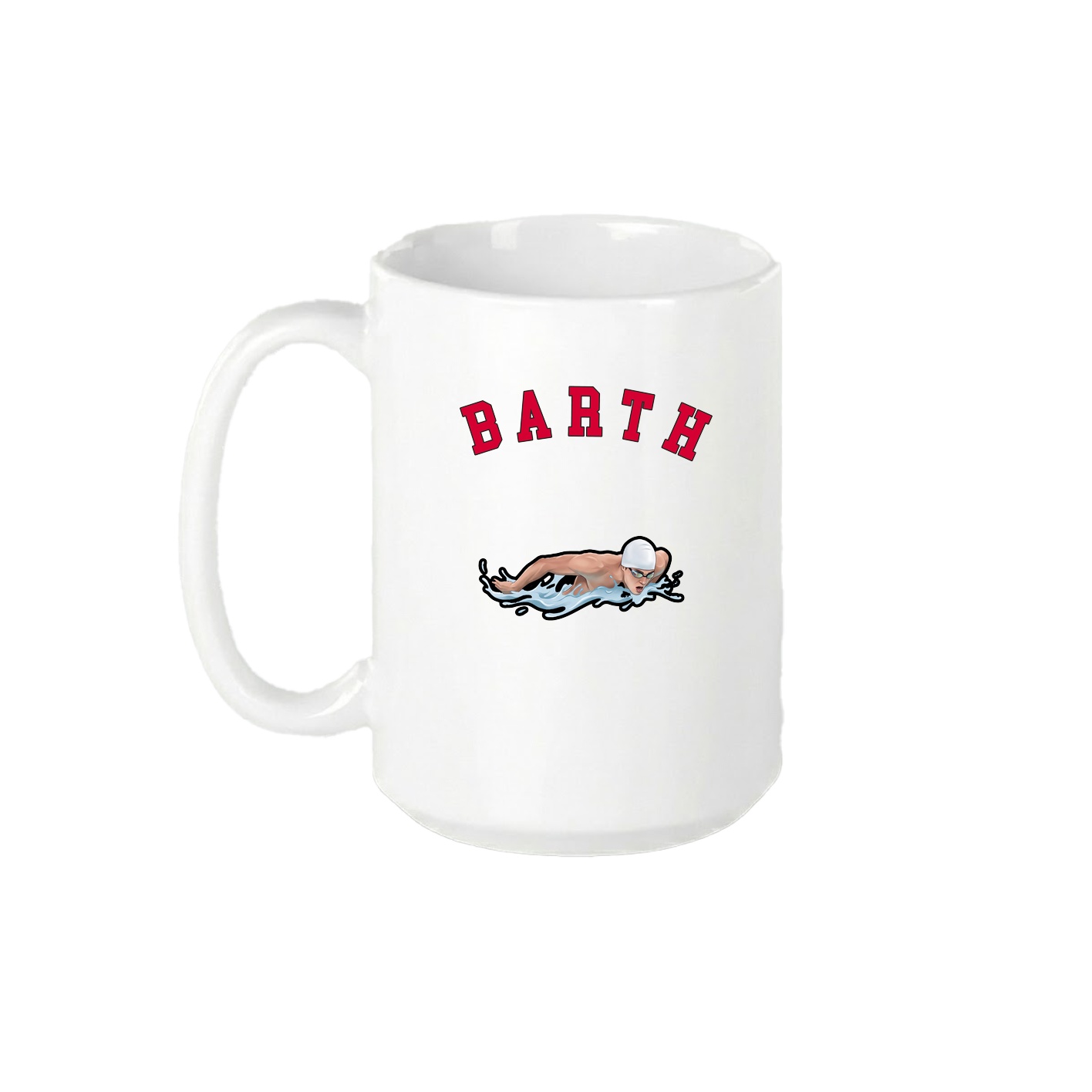 15oz Coffee Mug — Shirsey Arch in White
