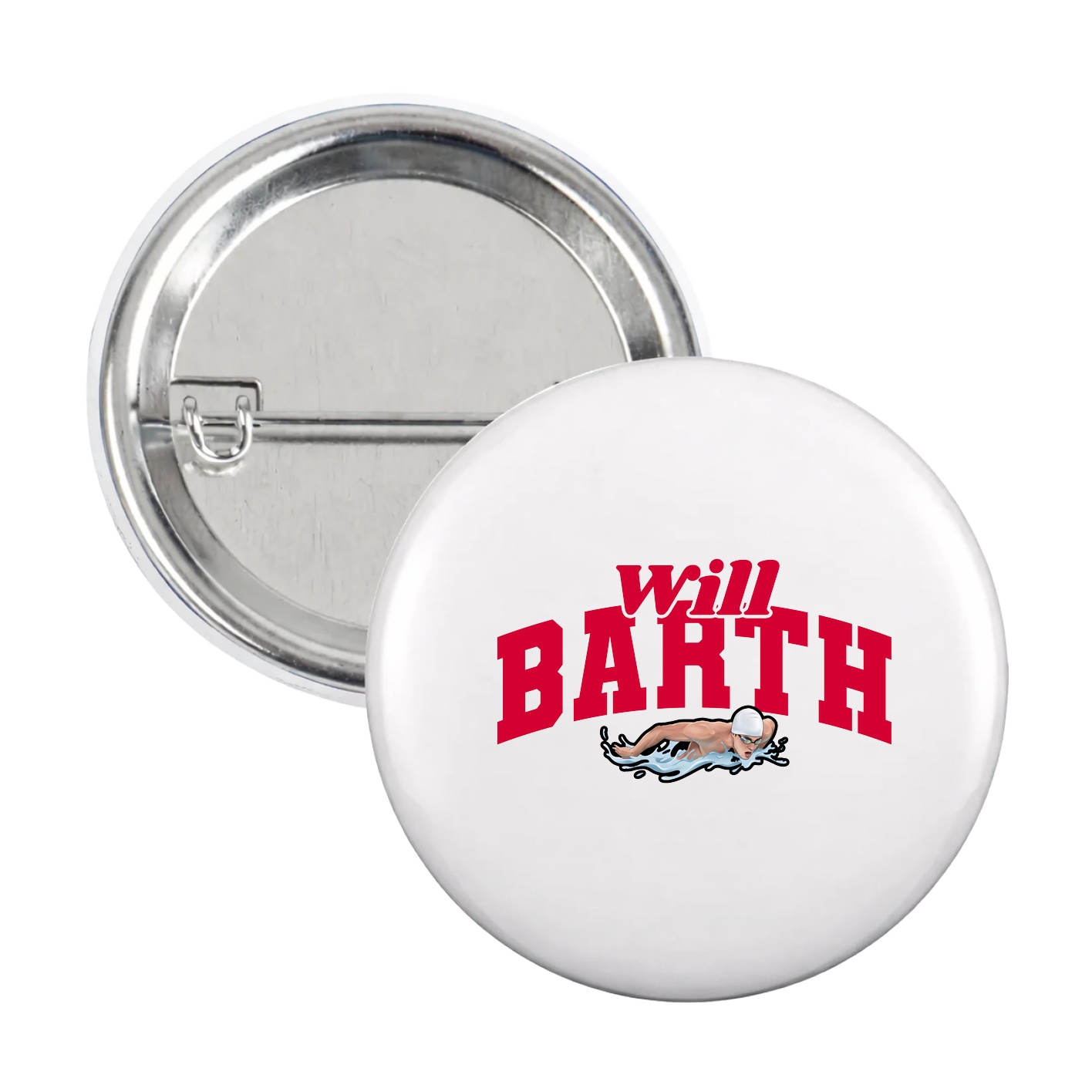 Game Day Button — Signature Arch in White