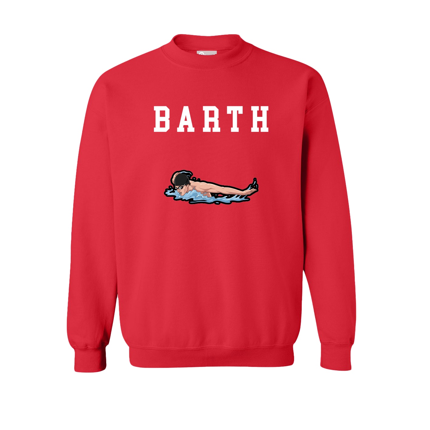 Fleece Crew — Shirsey in Red