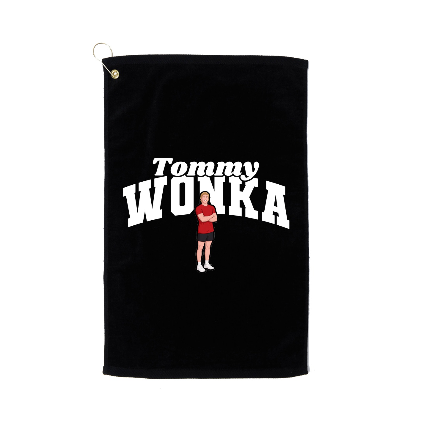 Golf Towel — Signature Arch in Black