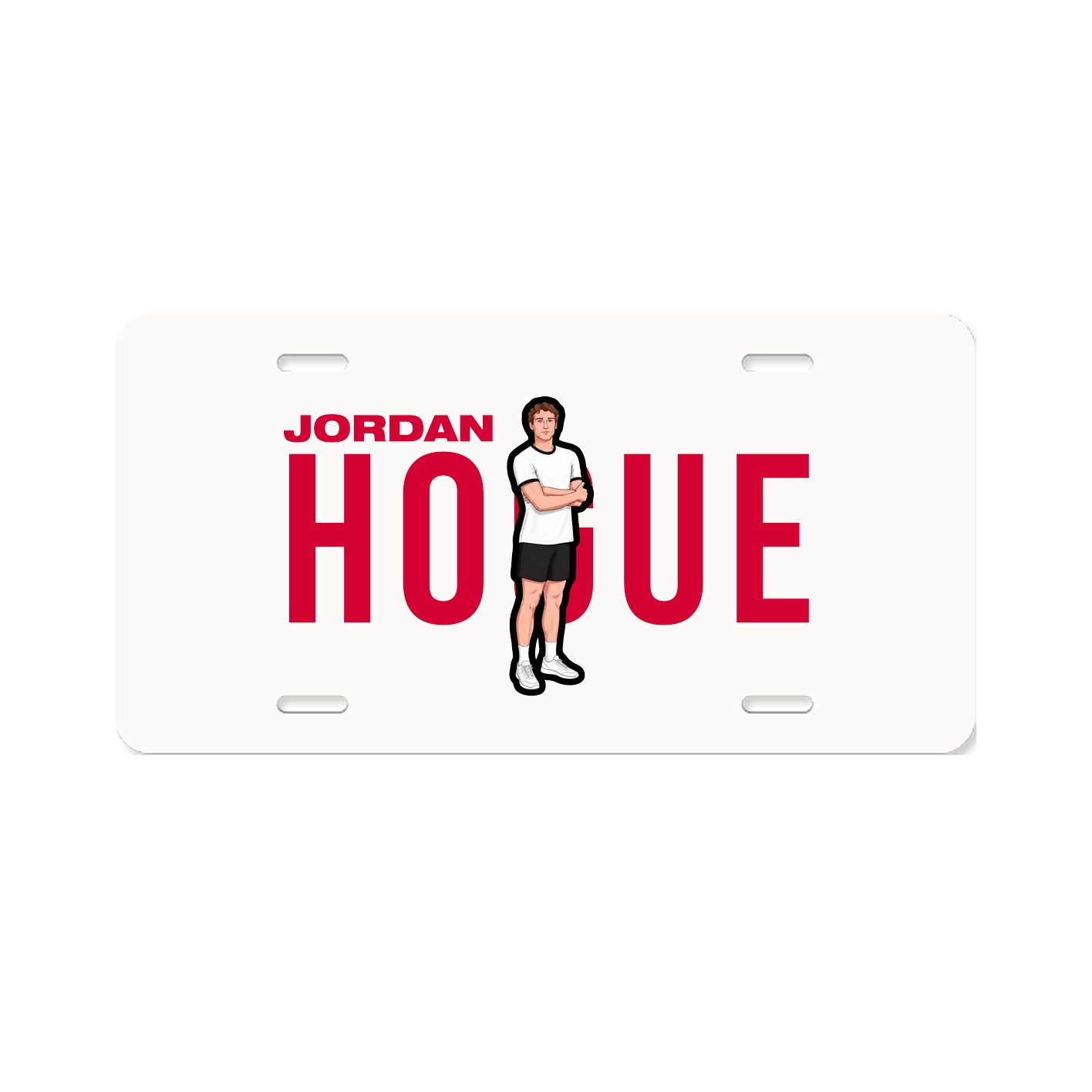 License Plate — Player Name in Classic
