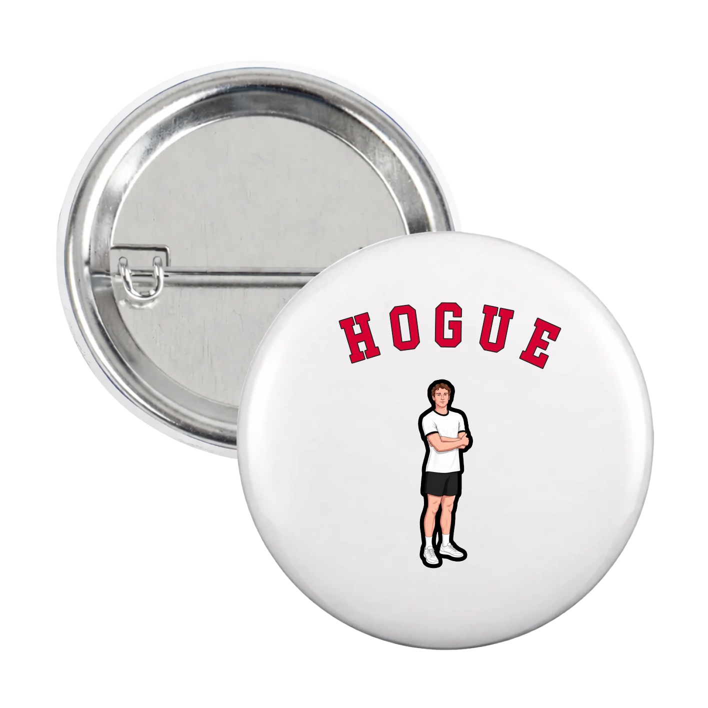 Game Day Button — Shirsey Arch in White