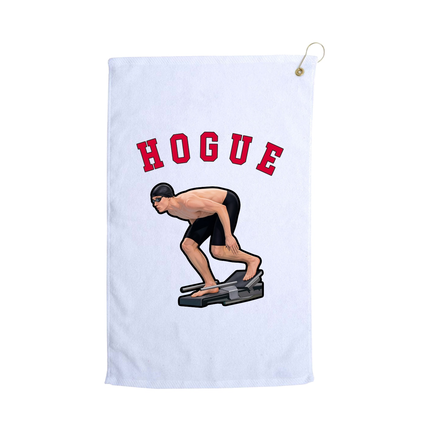 Golf Towel — Shirsey Arch in White