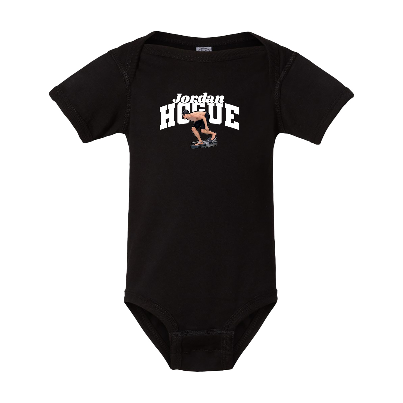 Baby Onesie — Signature Arch in Black
