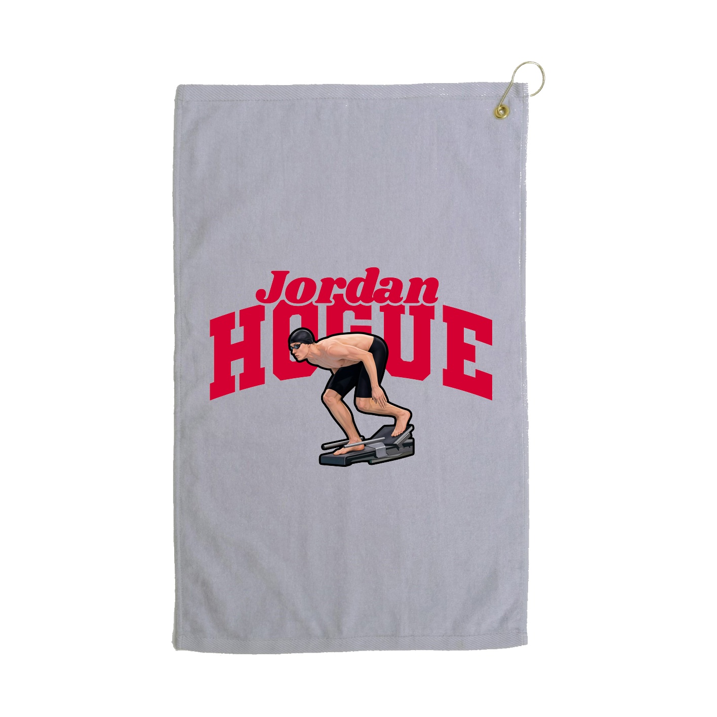 Golf Towel — Signature Arch in Grey