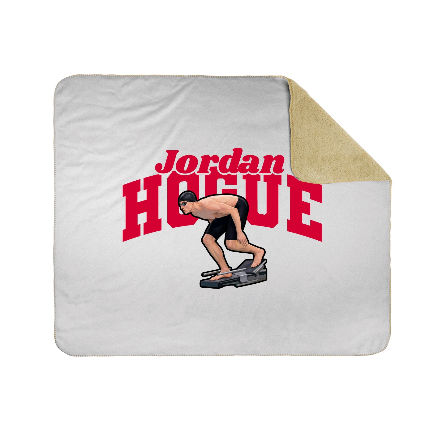 Throw Blanket — Signature Arch in White