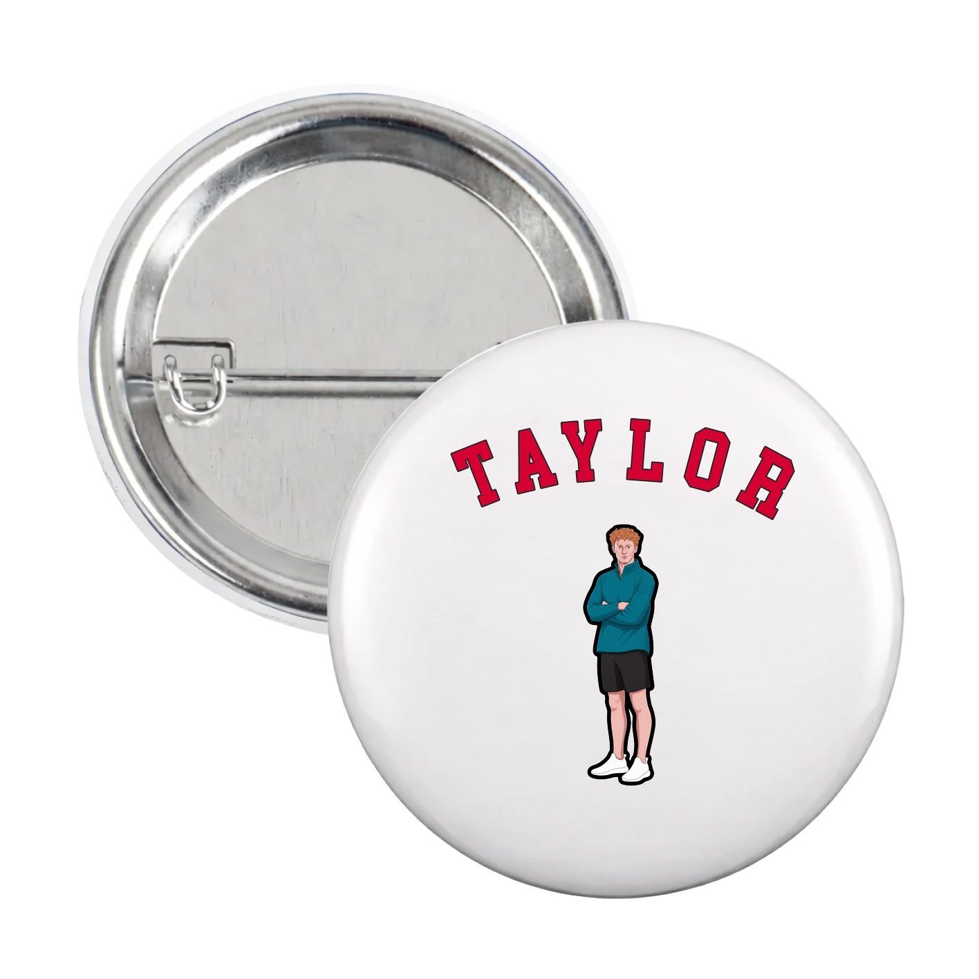 Game Day Button — Shirsey Arch in White