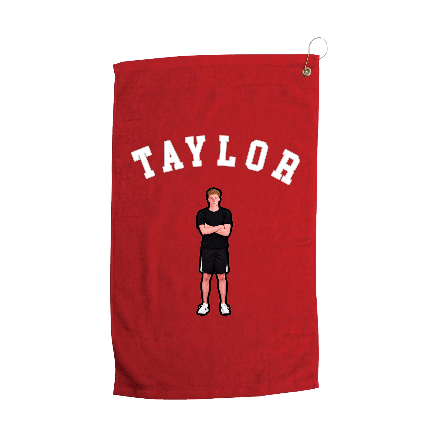 Golf Towel — Shirsey Arch in Red