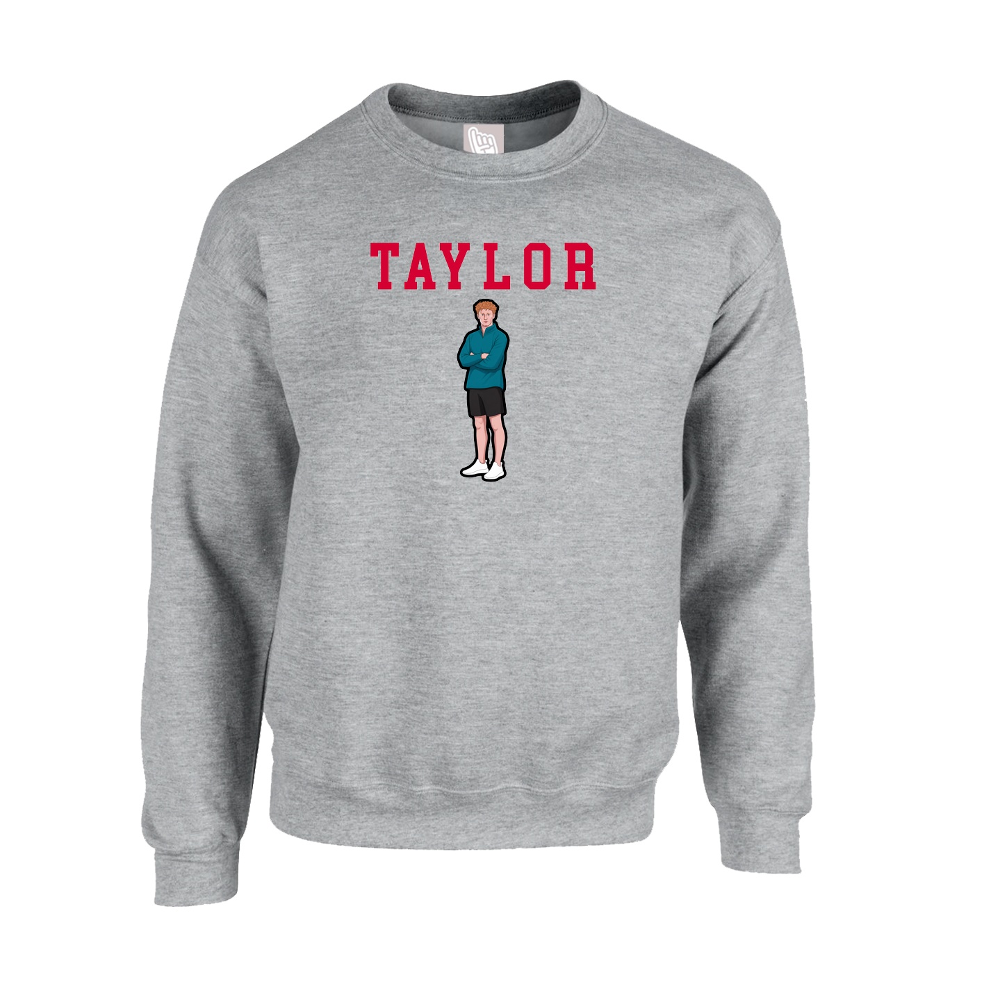 Fleece Crew — Shirsey in Grey