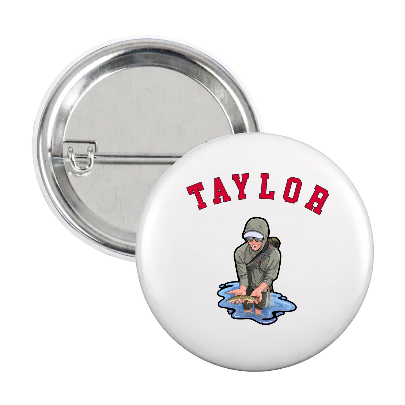Game Day Button — Shirsey Arch in White