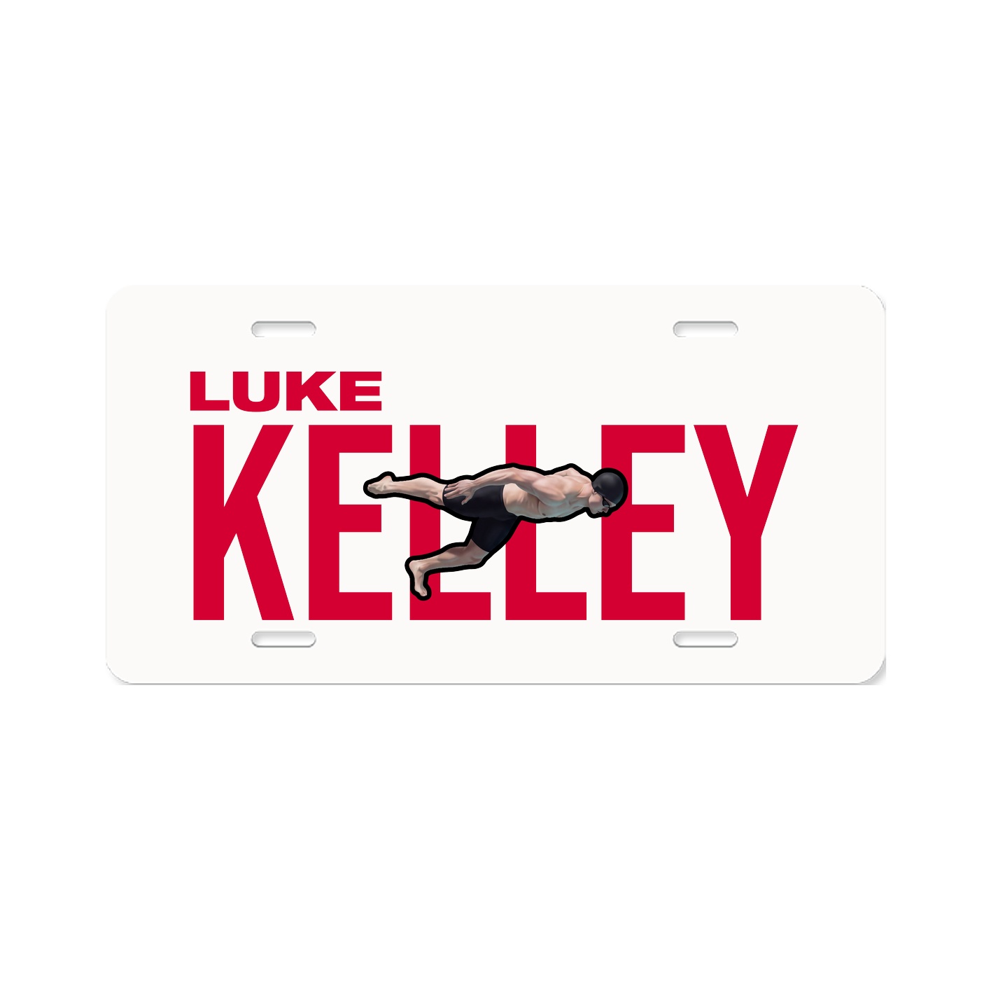 License Plate — Player Name in Classic