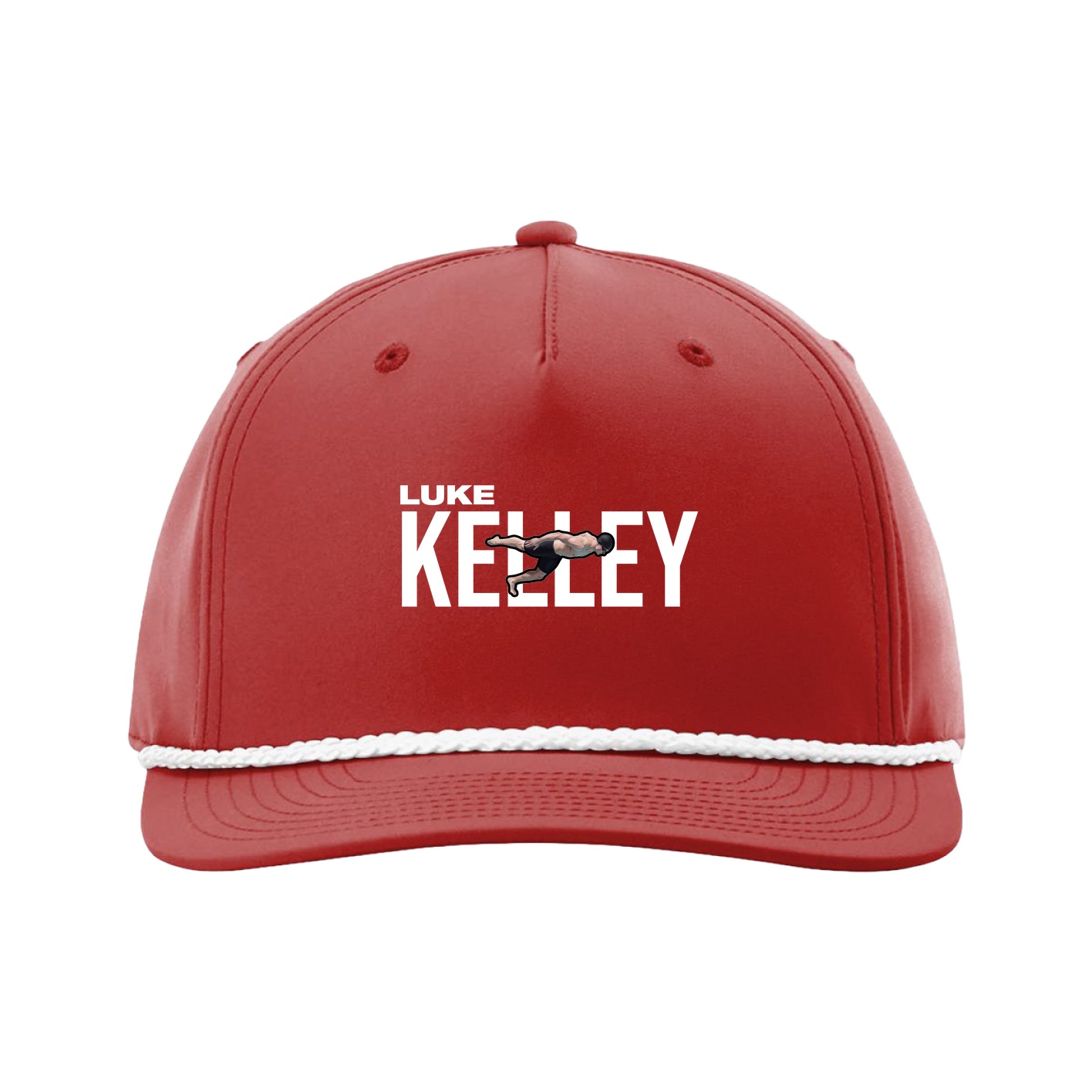 Five-Panel Classic Rope Cap — Player Name in Red