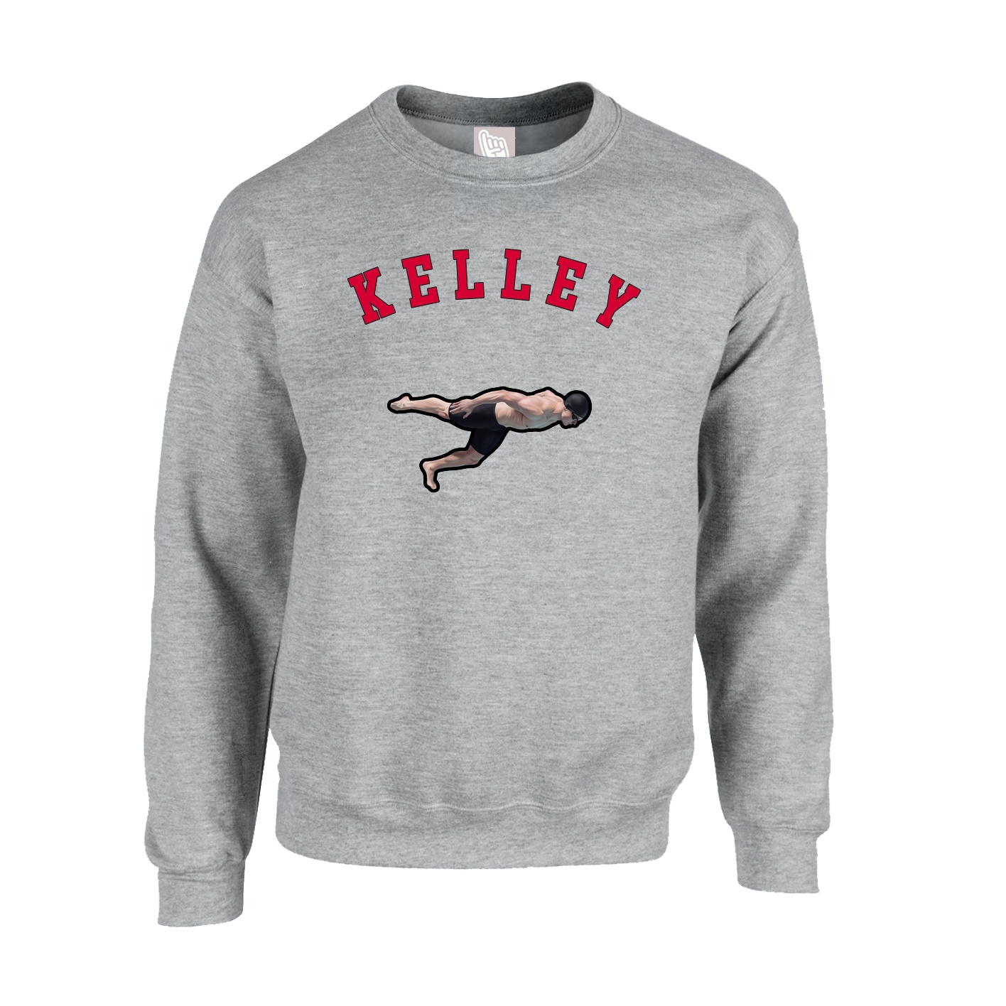 Fleece Crew — Shirsey Arch in Grey