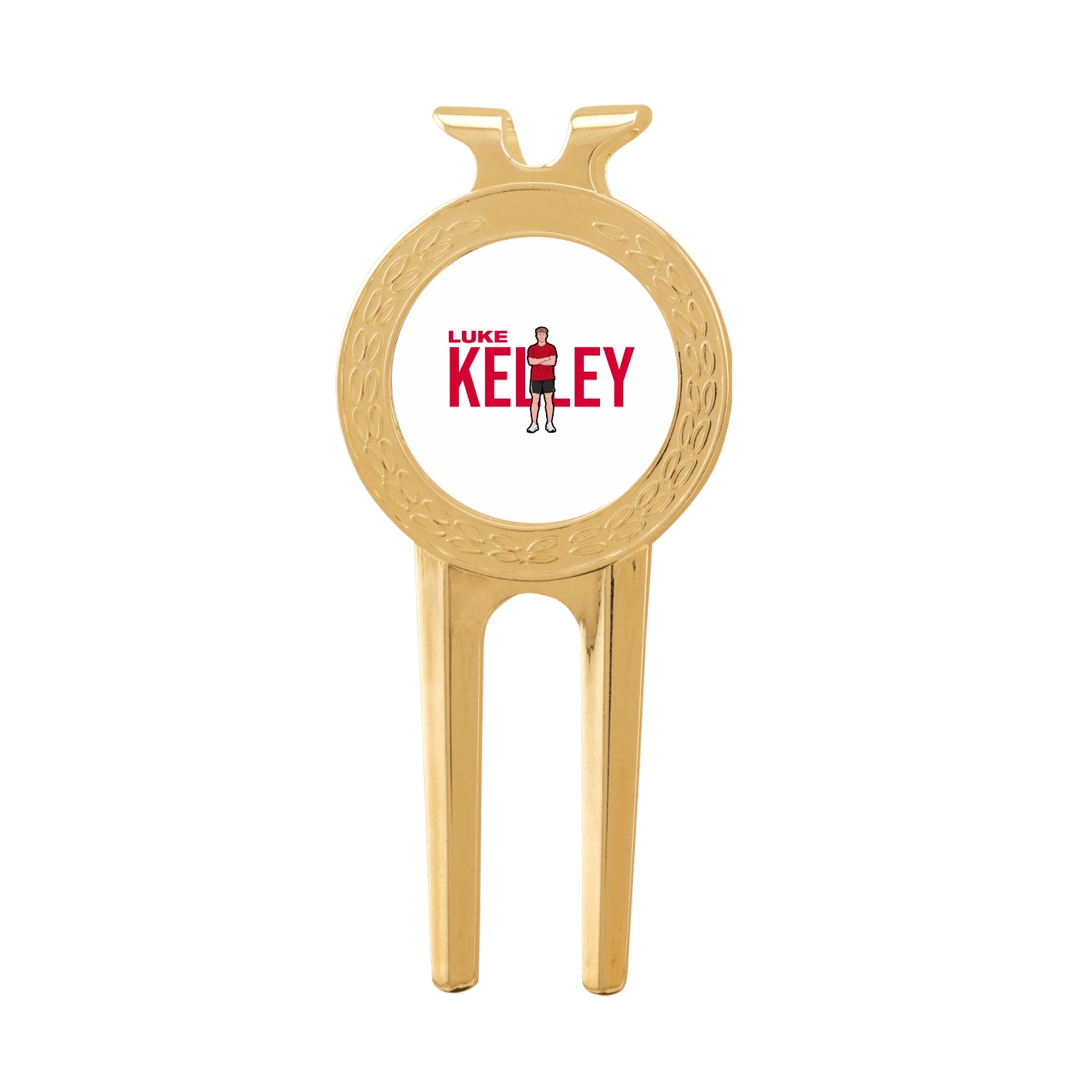 Divot Tool with Ball Marker — Player Name in Classic
