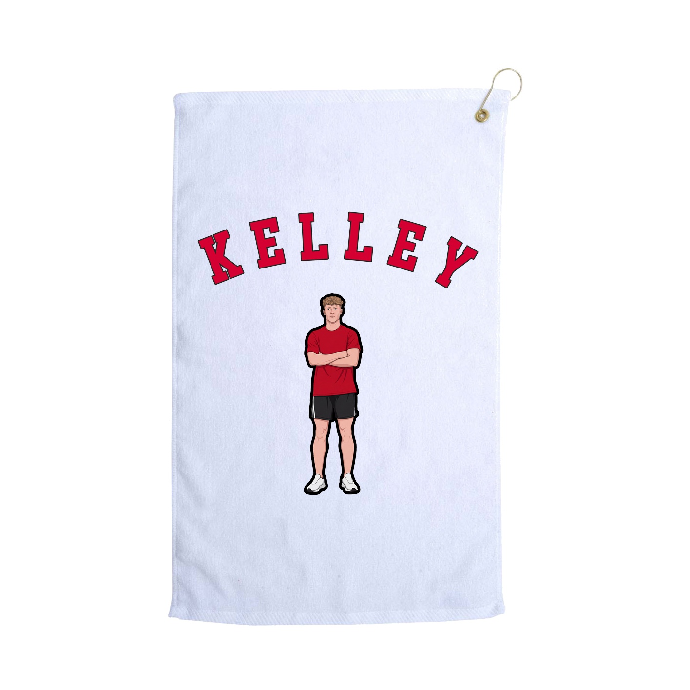 Golf Towel — Shirsey Arch in White