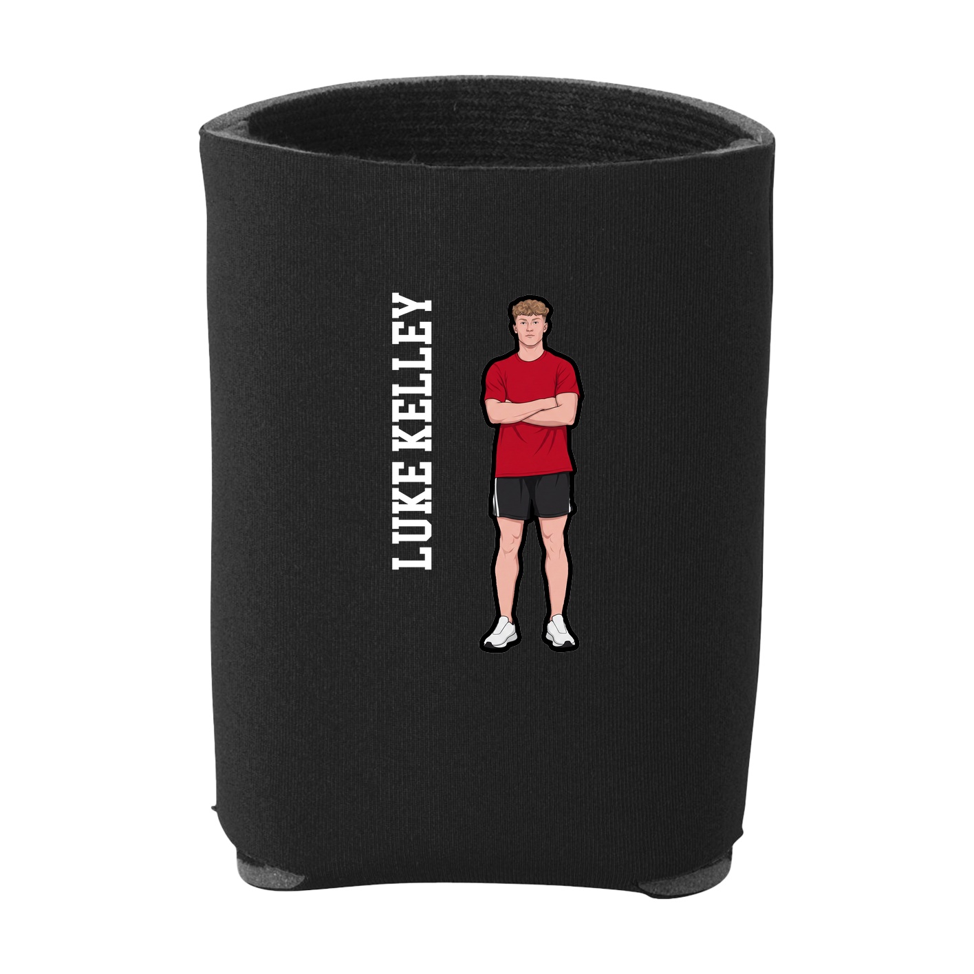 Can Holder — Name Vertical in Black