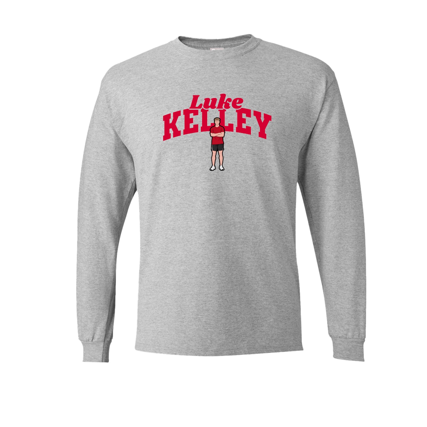 Long Sleeve Tee — Signature Arch in Grey