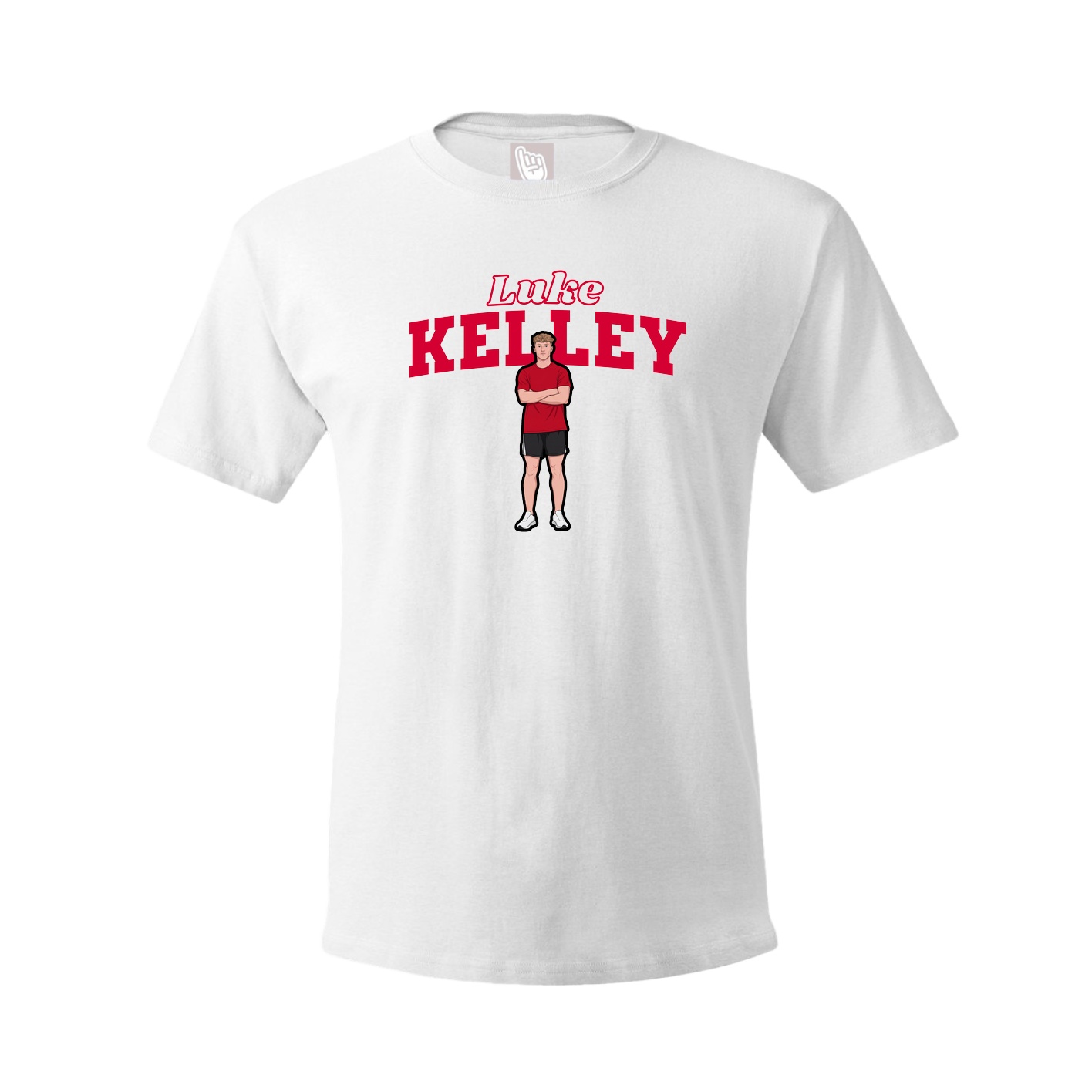 Tee — Name Arch in White