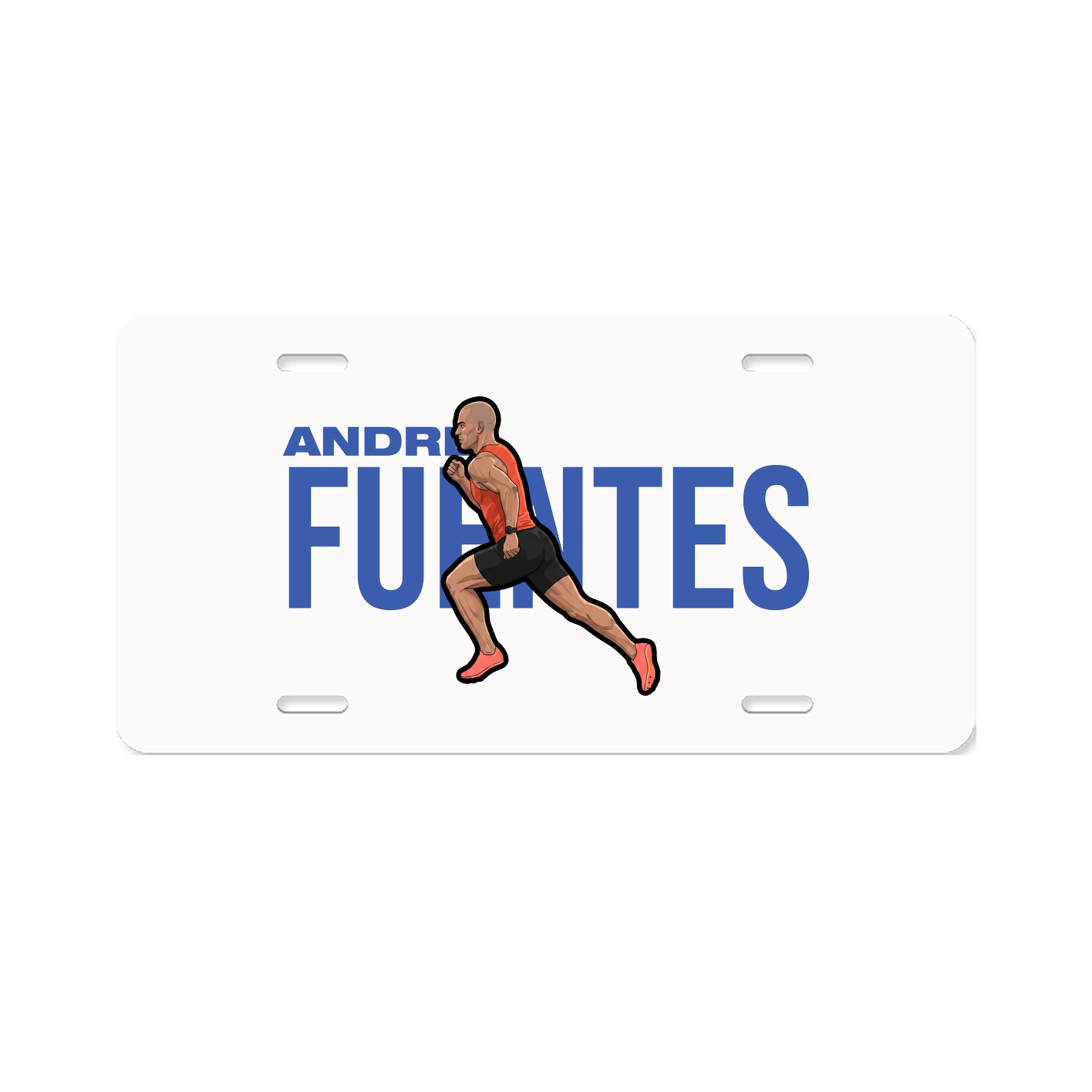License Plate — Player Name in Classic