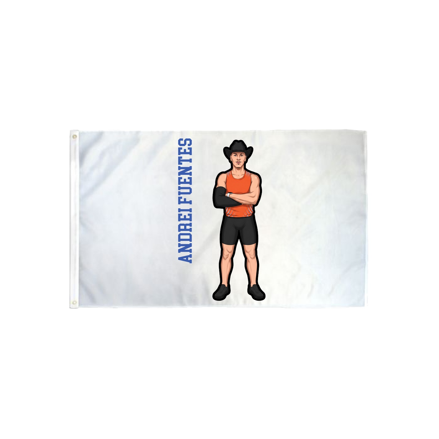 3x5 Flag — Name Vertical in Classic