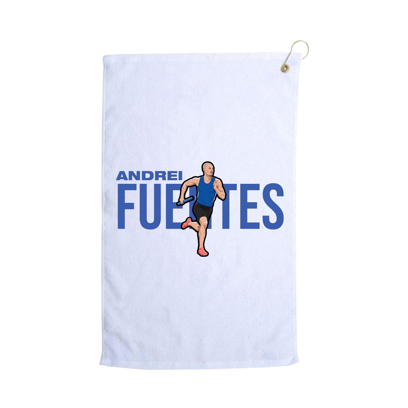 Golf Towel — Player Name in White