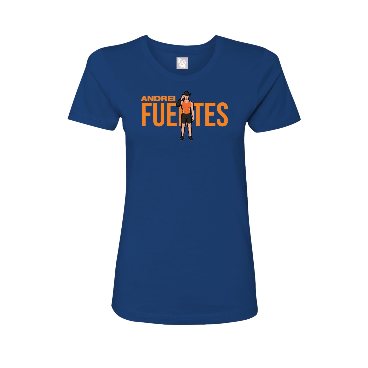 Womens Tee — Player Name in Royal