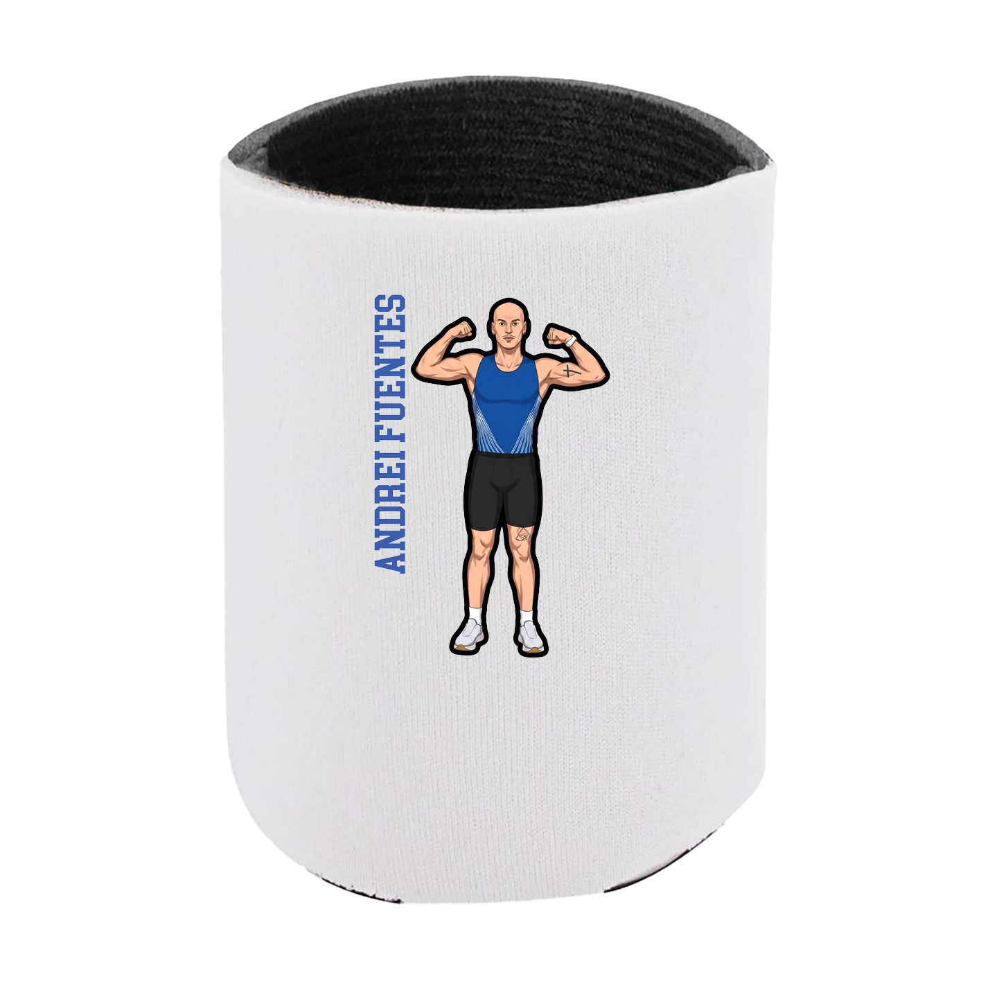 Can Holder — Name Vertical in White