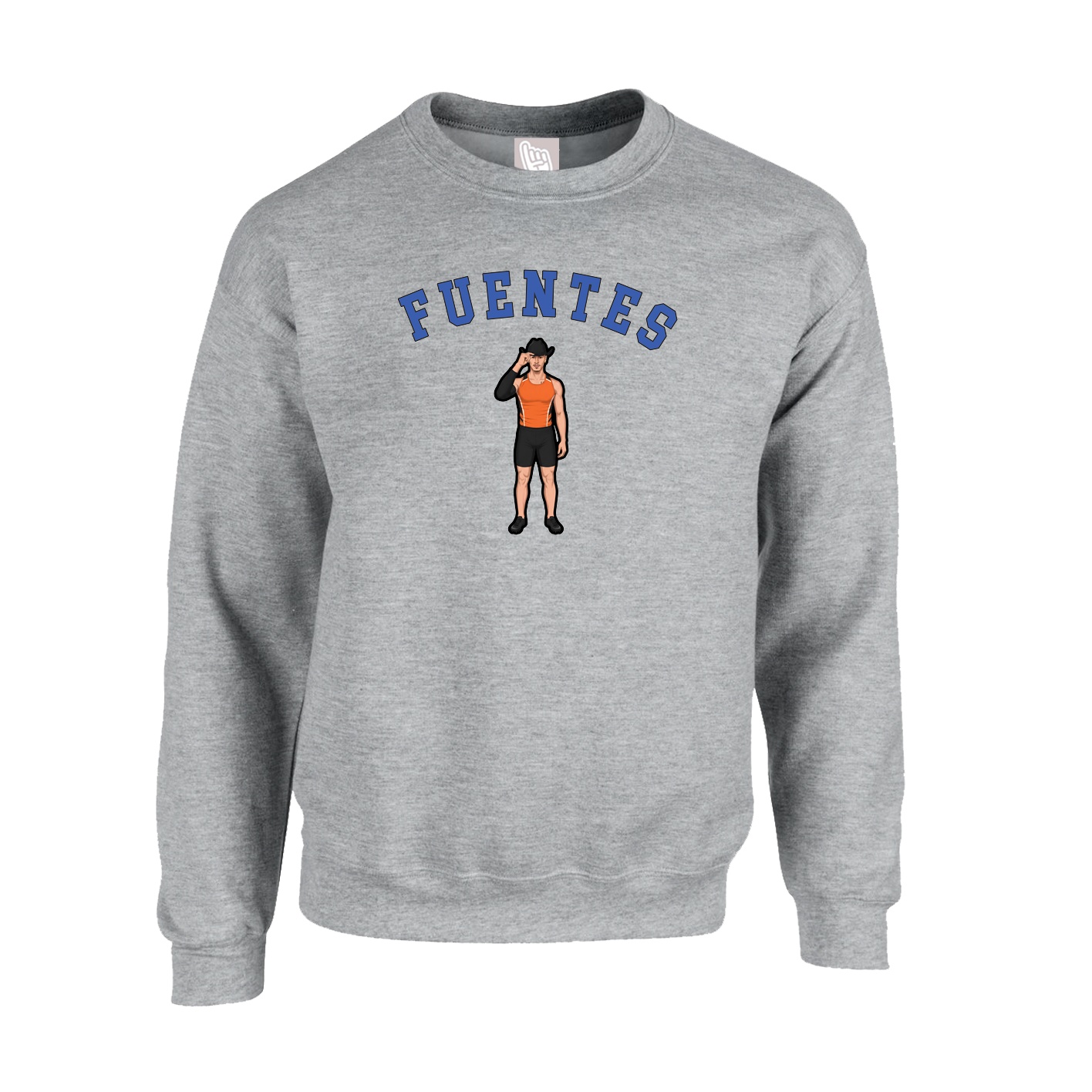 Fleece Crew — Shirsey Arch in Grey