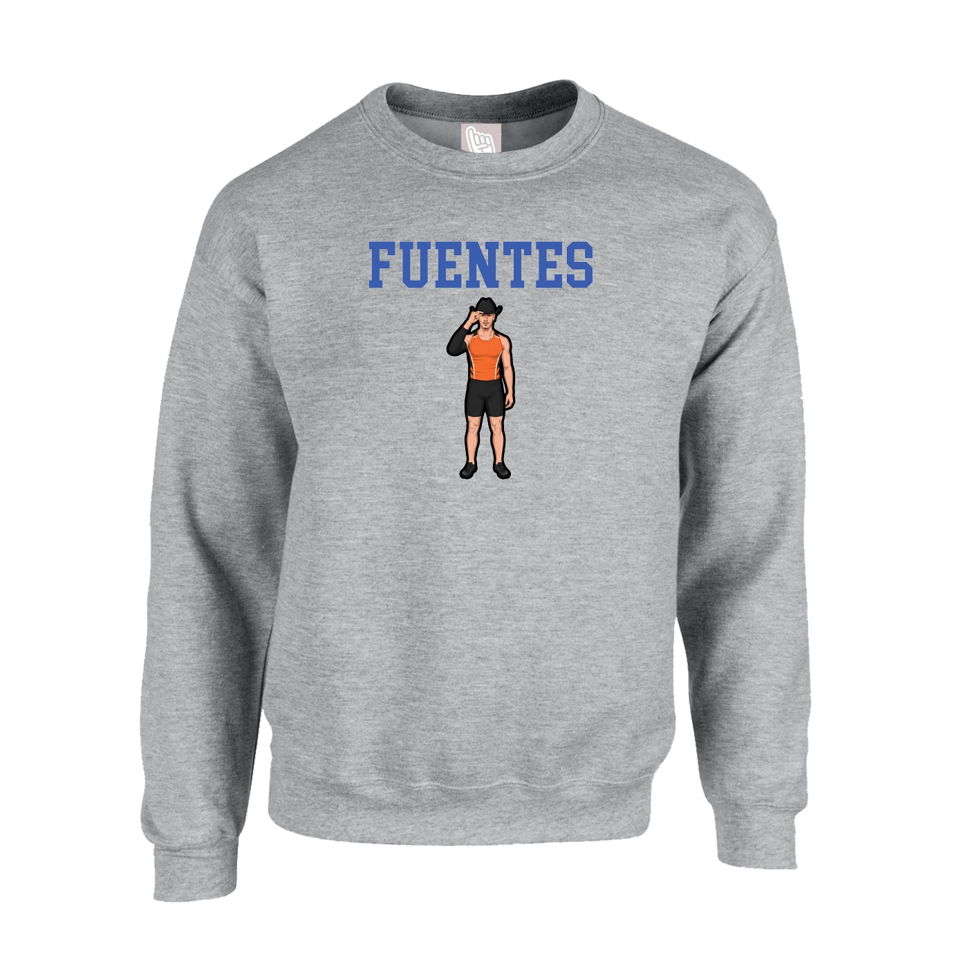 Fleece Crew — Shirsey in Grey