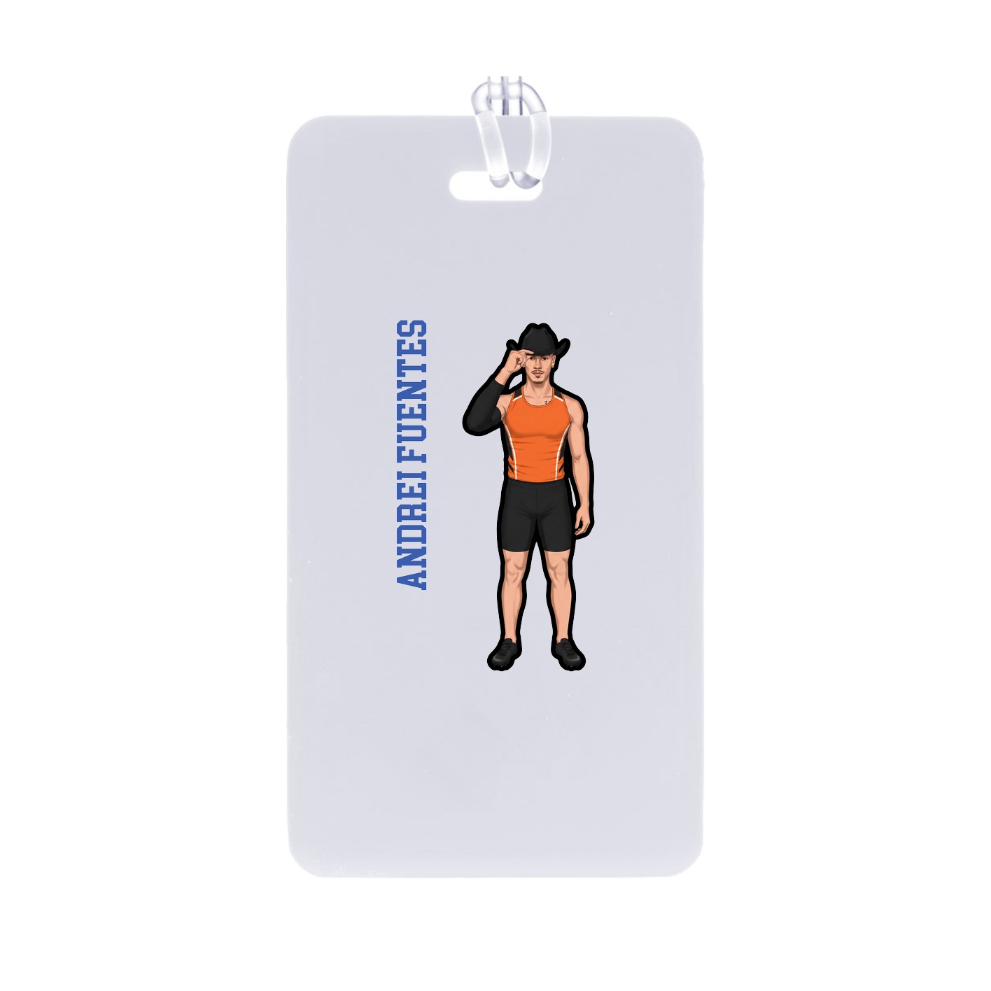 Bag Tag — Name Vertical in Classic