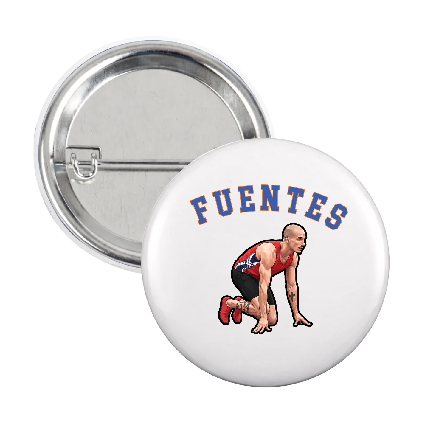 Game Day Button — Shirsey Arch in White