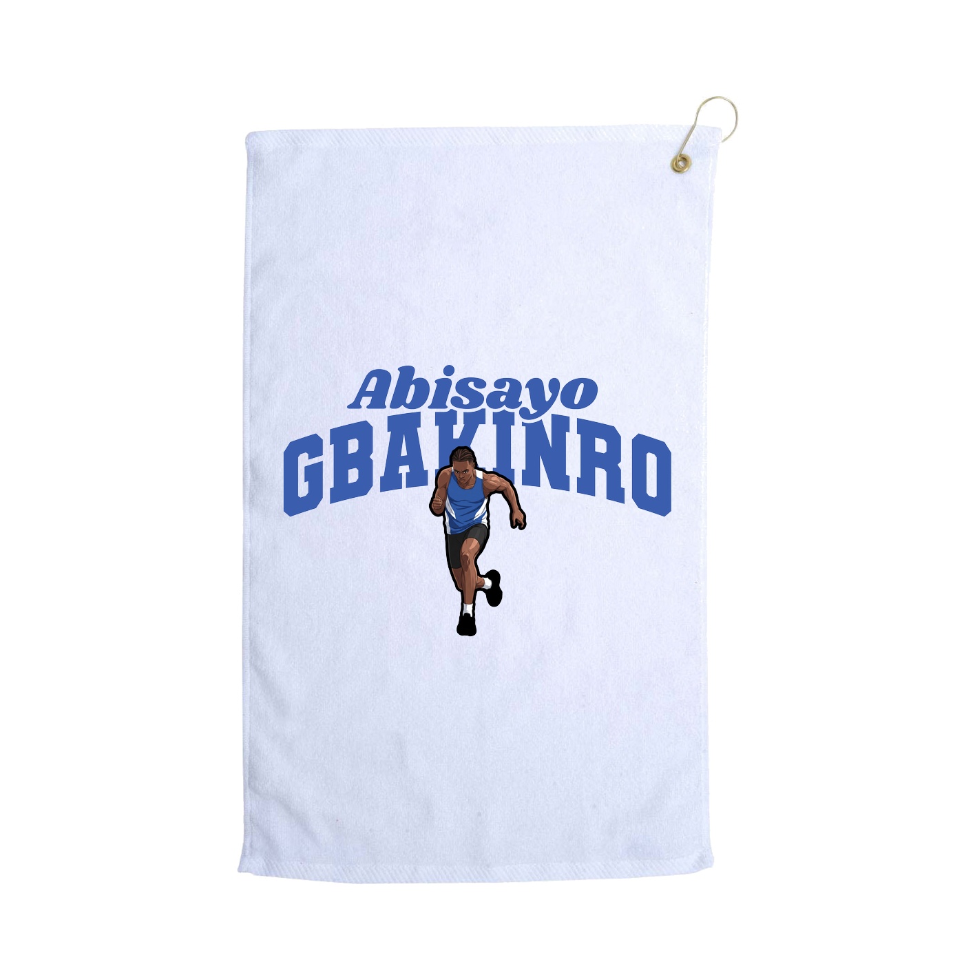 Golf Towel — Signature Arch in White
