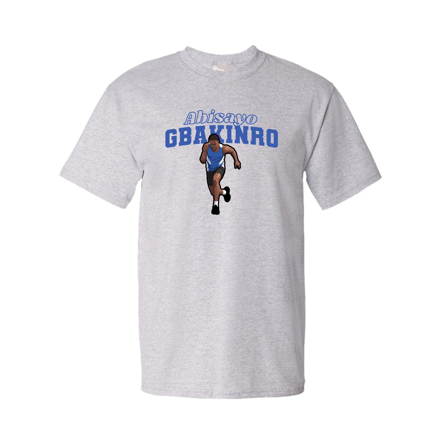 Tee — Name Arch in Grey