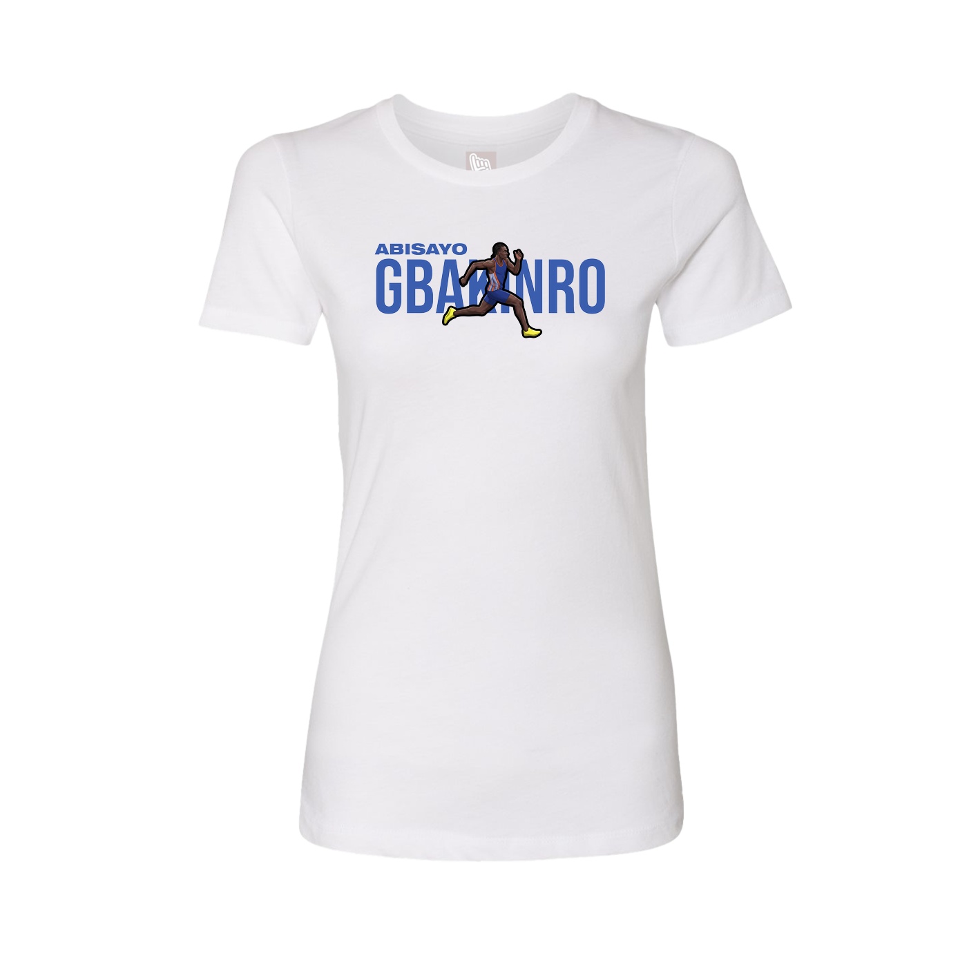 Womens Tee — Player Name in White