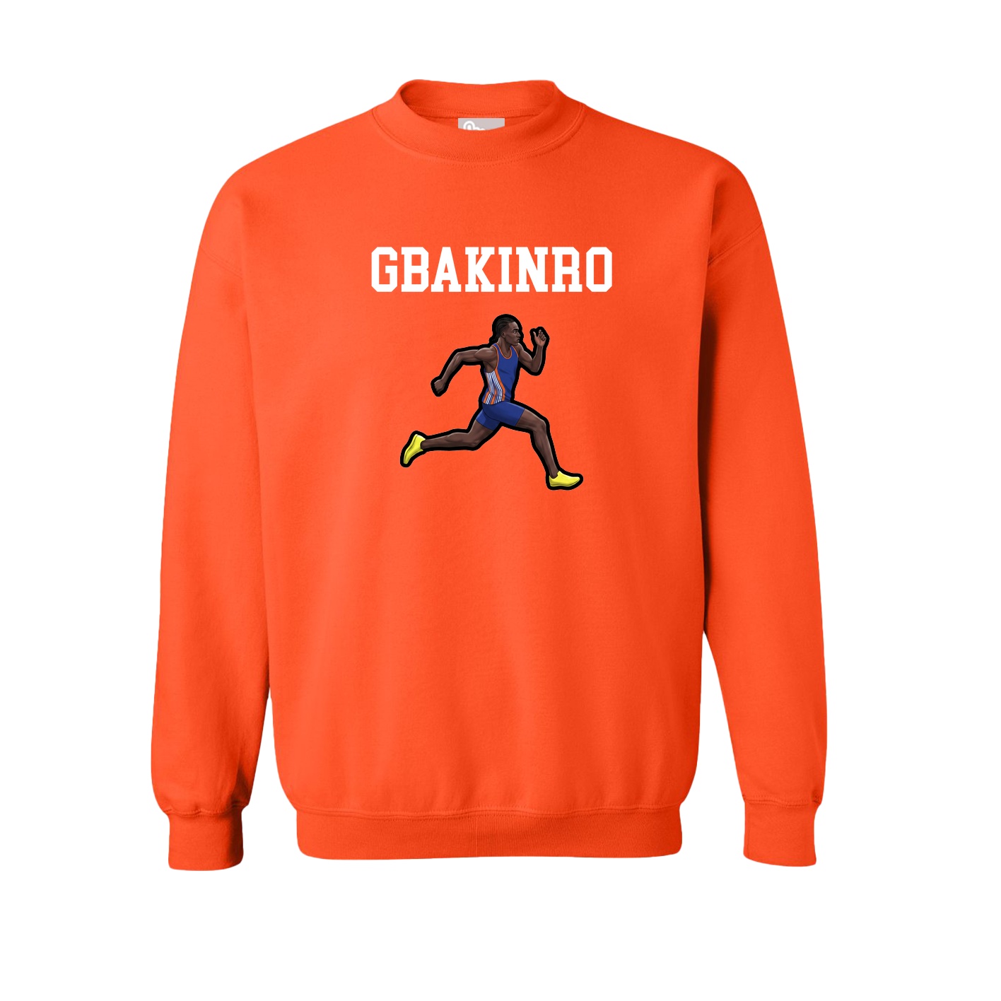 Fleece Crew — Shirsey in Orange