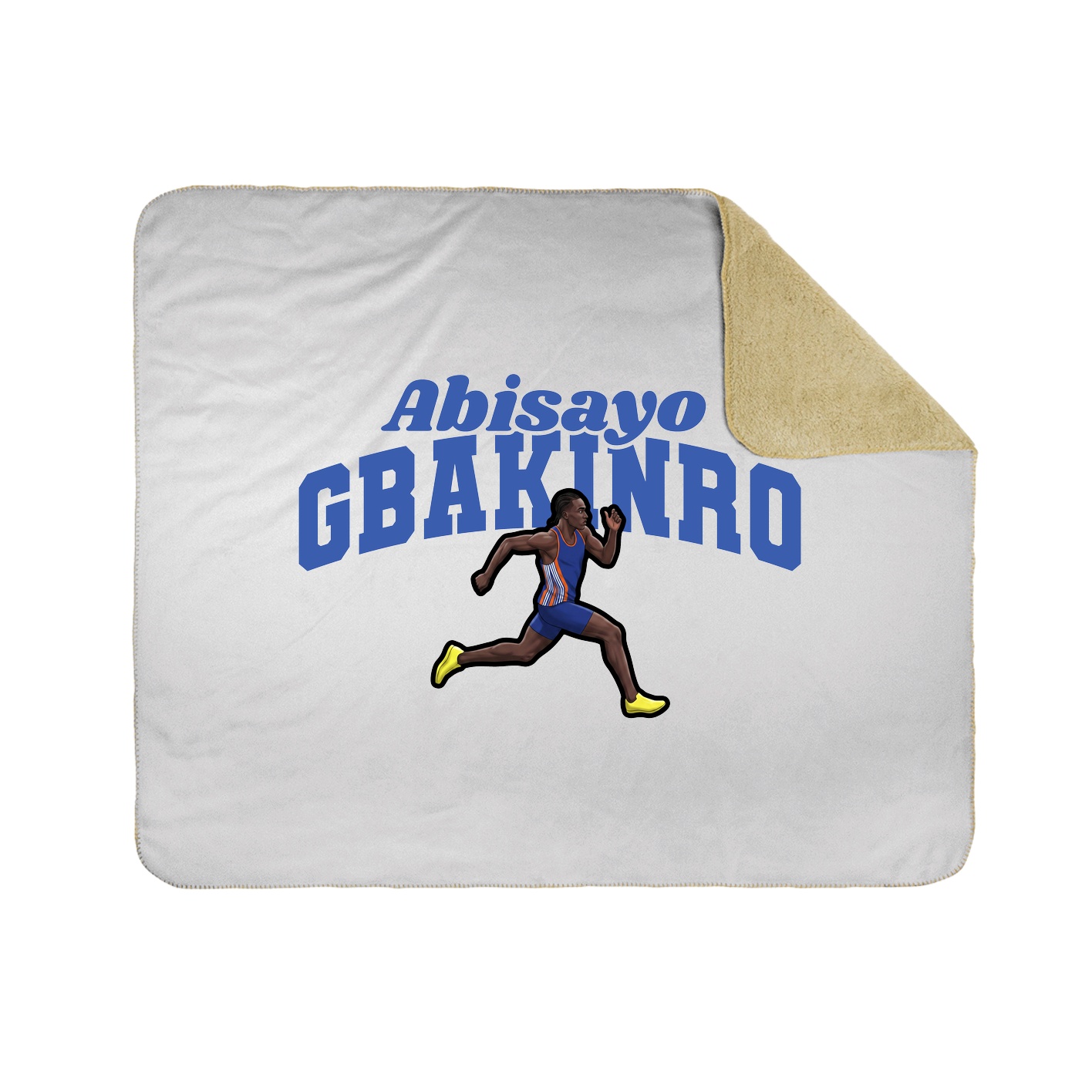 Throw Blanket — Signature Arch in White