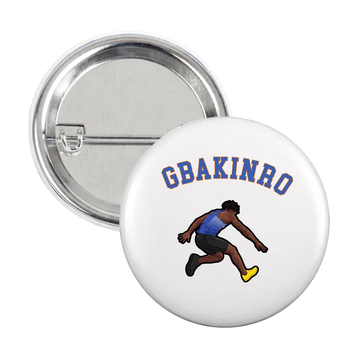 Game Day Button — Shirsey Arch in White