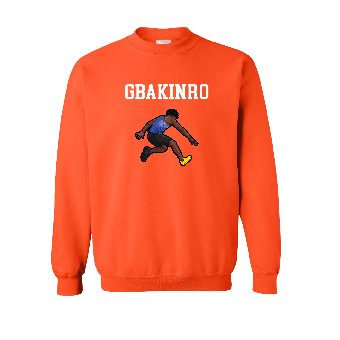 Fleece Crew — Shirsey in Orange