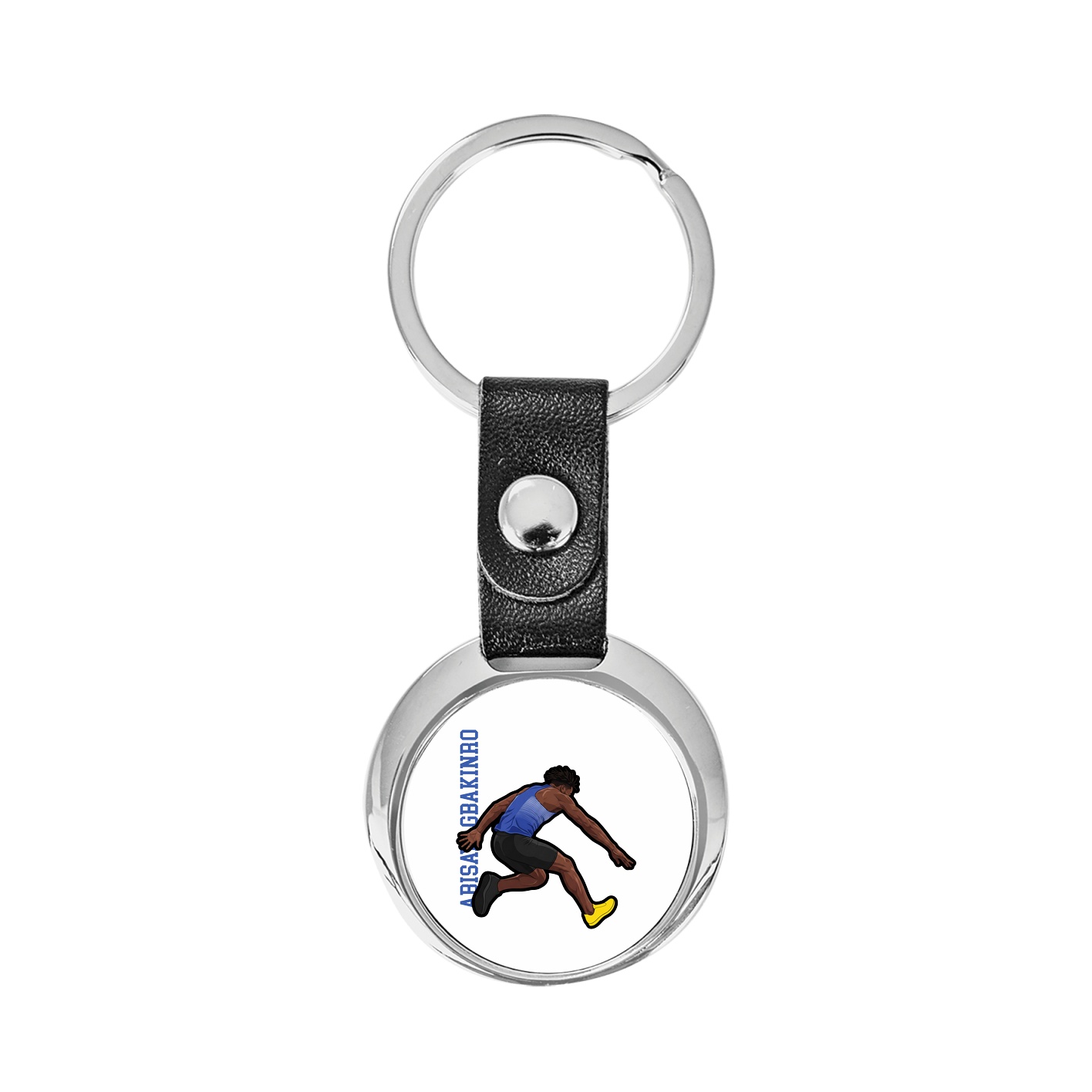 Key Chain — Name Vertical in Classic