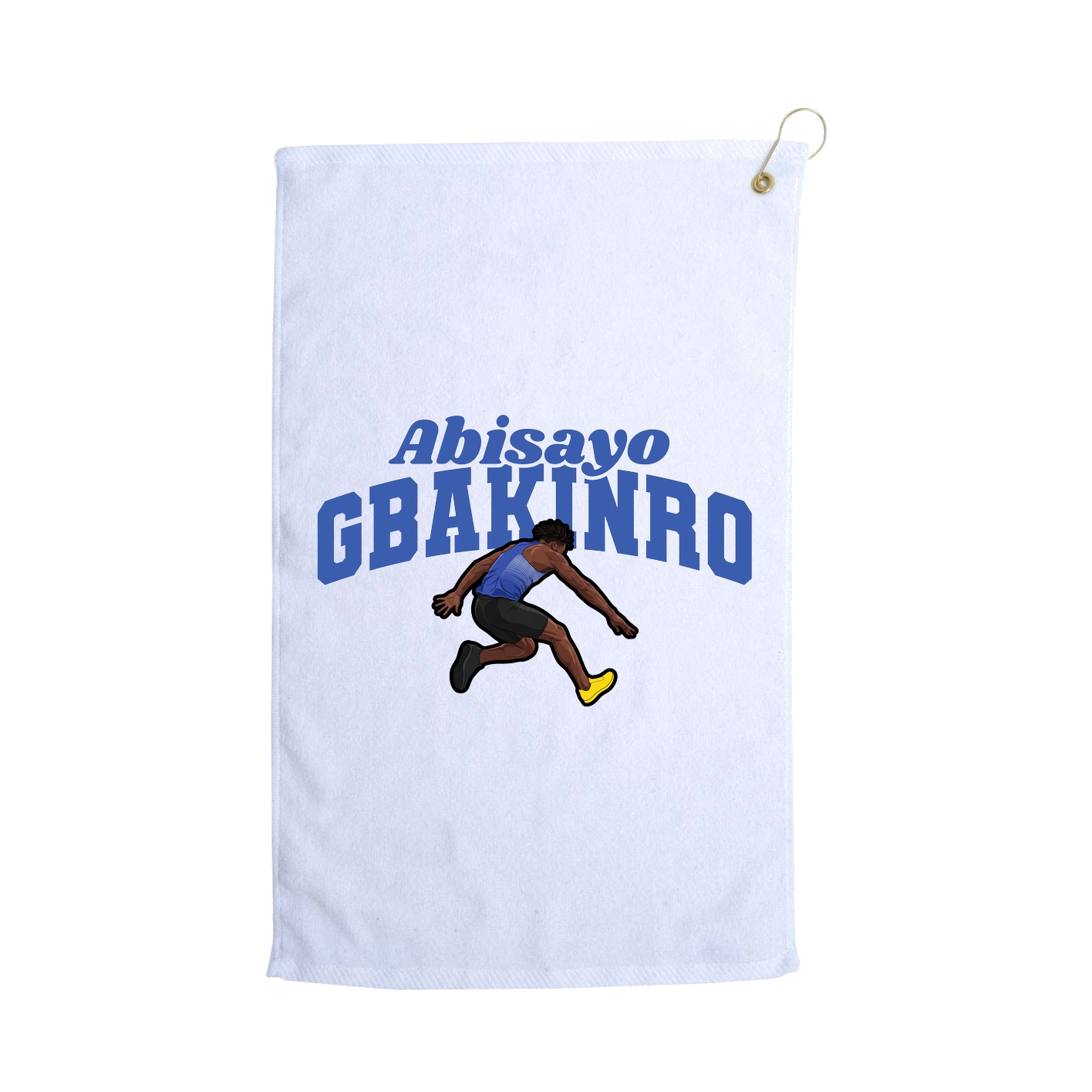 Golf Towel — Signature Arch in White