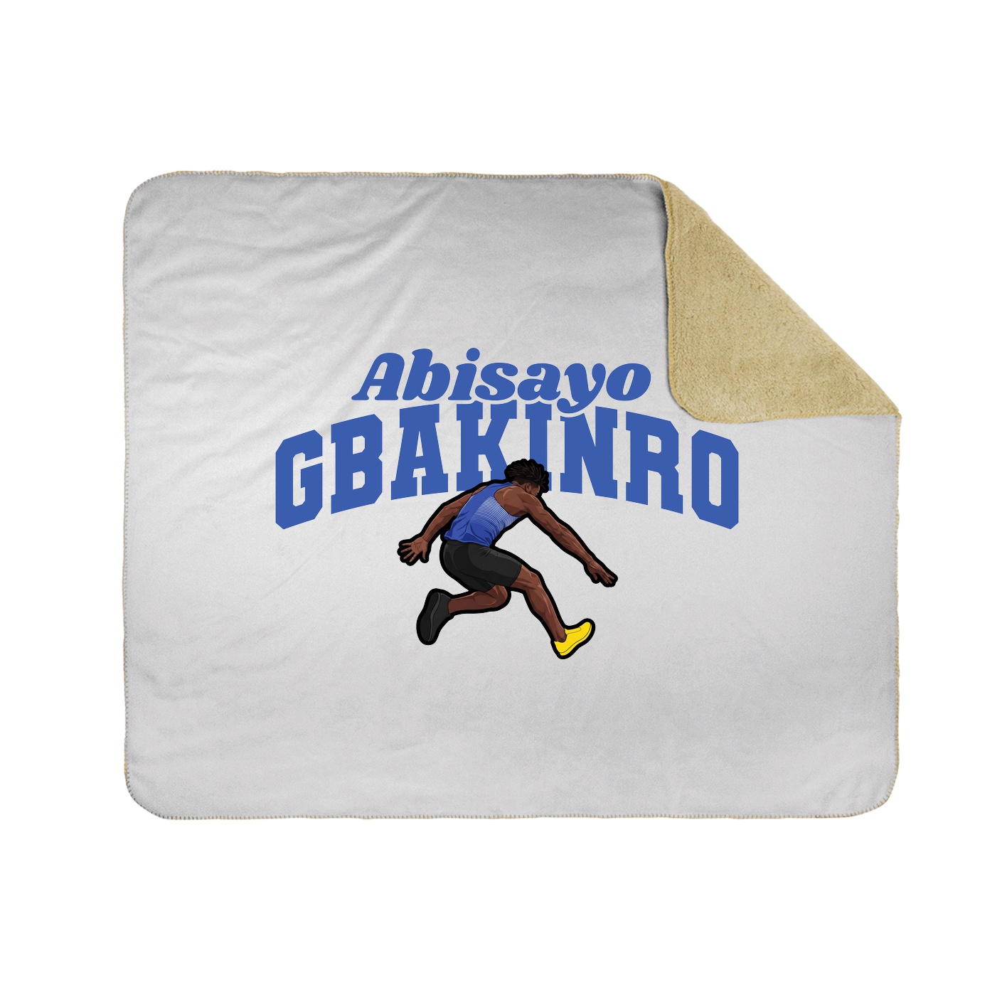 Throw Blanket — Signature Arch in White