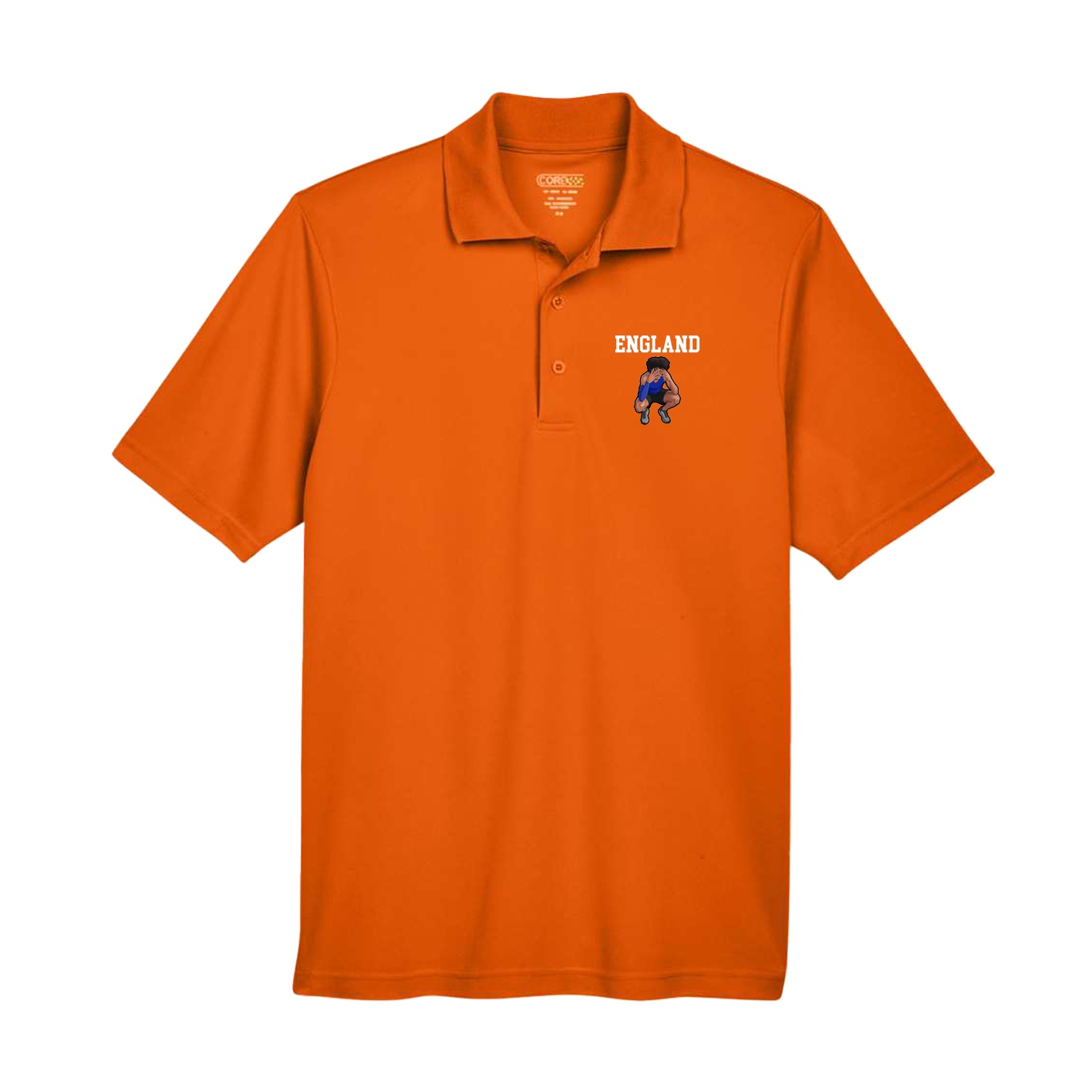 Performance Polo — Shirsey in Orange
