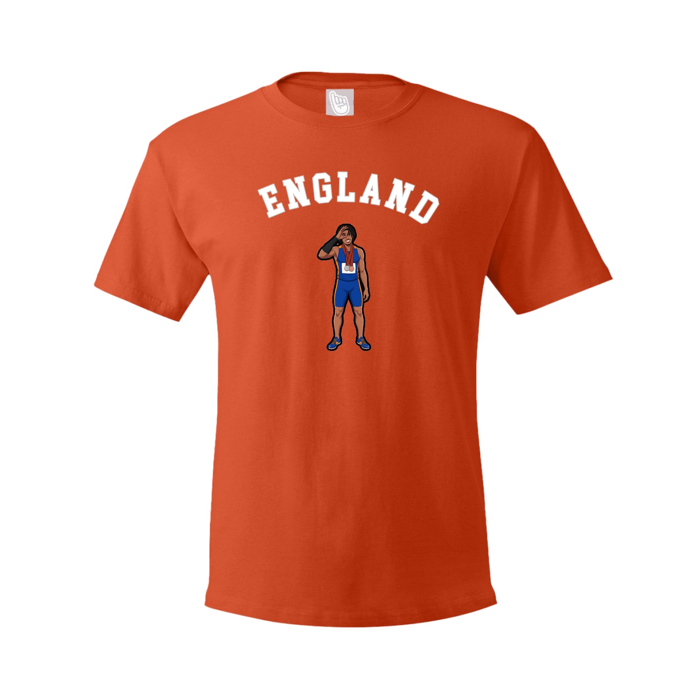 Youth Tee — Shirsey Arch in Orange